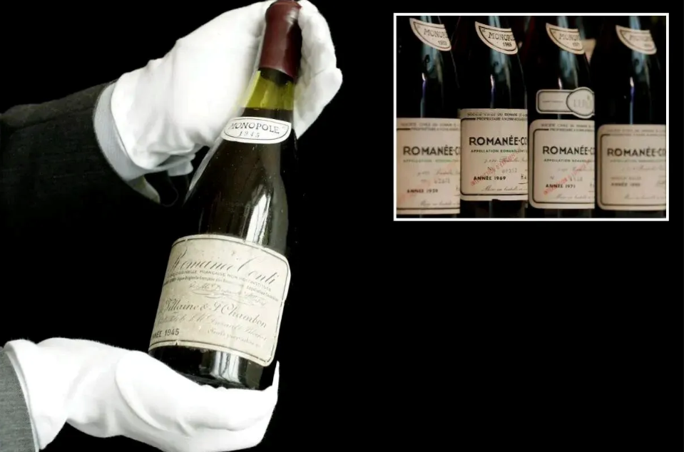 Domaine de la Romanee-Conti Grand Cru (1945) –  Cost $558,000