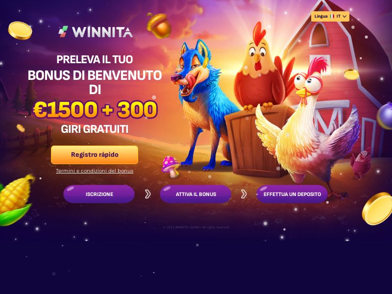 Scopri il mondo del gioco Winnita Casino