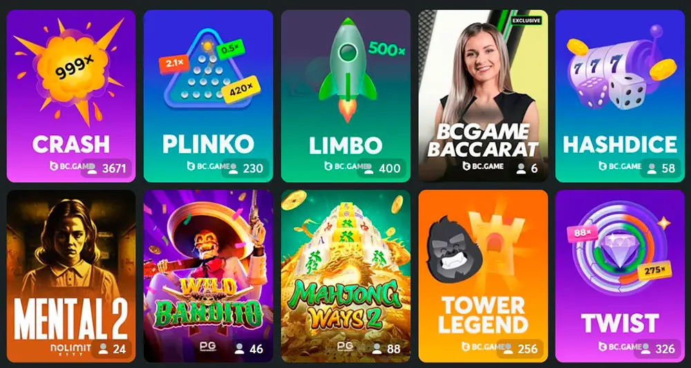 VIP BC Game Предоставляем лучшие условия для игроков